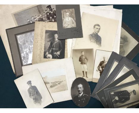 A LARGE COLLECTION OF MILITARY PHOTOGRAPHS. Photographs to include portrait images of a young officer in the 6th Inniskilling
