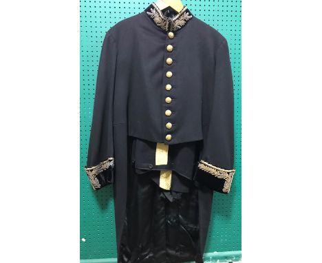THE UNIFORMS OF EDWARD SELWYN HOERNLE. Comprising a khaki four-pocket jacket with Indian Army buttons, A blue jacket with C.N