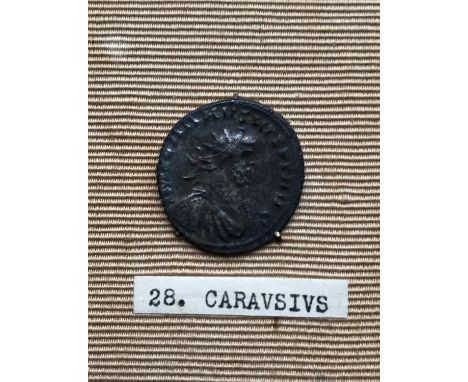 ANTONINIANUS OF CARAUSIUS 286-293. Radiate bust r. within legend IMP CARAUSIUS P F AUG. Reverse standing figure of Peace hold