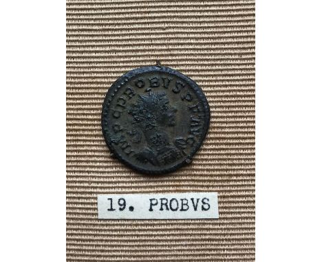 ANTONINIANUS OF PROBUS 276-282. Radiate bust r. within legend IMP C PROBUS P F AUG. Reverse female figure of Felicitas holdin