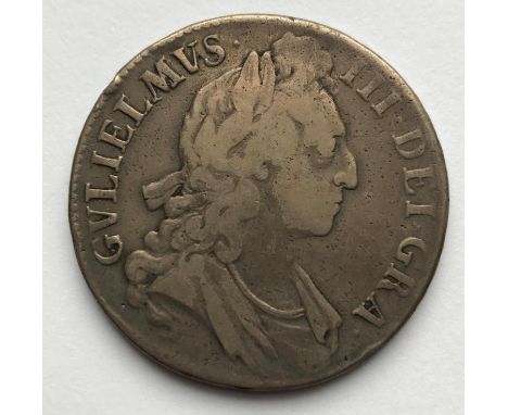 A WILLIAM III CROWN. A William III Crown dated 1695, first draped bust r, regnal year to the rim Octavo.