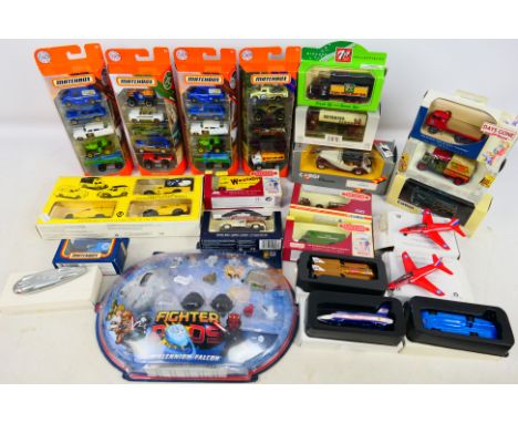 Matchbox - Corgi - Lledo - Mattel - A mixed lot of predominantly diecast items to include 4 factory sealed Matchbox Sets; MBX