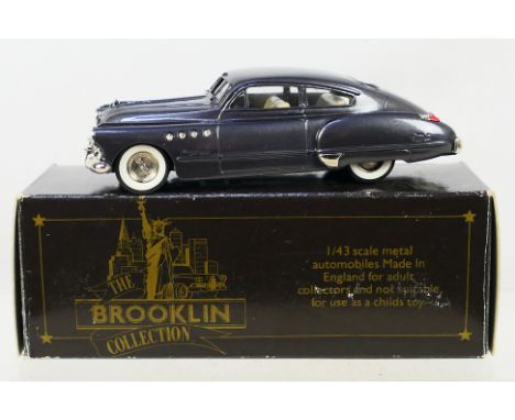 Brooklin - A 1:43 scale 1949 Buick Sedanet # BRK 10. The model appears Mint in a Good box. (This does not constitute a guaran
