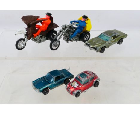 Hot Wheels - Redline - RRRumblers - A group of vintage Hot Wheels, Bold Eagle, Revolution, Custom Volkswagen, Custom Eldorado