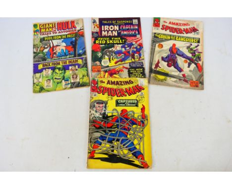 Marvel Comic - 4 issues from Marvel comics. Includes The Amazing Spiderman issue #25 Capture by J.Jonah Jameson (key issue - 