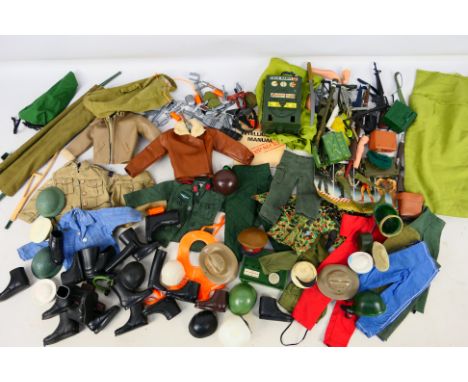 Palitoy - Action Man - A collection of vintage Action Man clothing and accessories including Australian Jungle Fighter tunic,