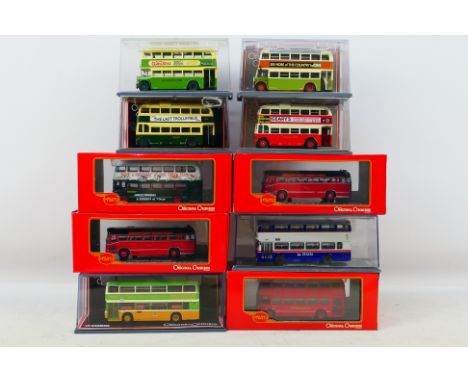 Corgi Original Omnibus - 10 x boxed bus models in 1:76 scale including a Midland Red BMMO D9 # OM45601, Leyland Olympian in Y