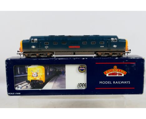 Bachmann - A boxed limited edition OO gauge Class 55 Deltic Royal Highland Fusilier in weathered finish number 55019 number 7