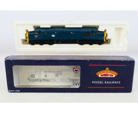 Bachmann - boxed 00 gauge Class 37/0 Diesel BR blue split head Code 37038 32-775. Box marked DCC Ready. Appears in very good 