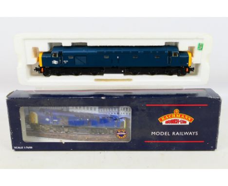 Bachmann - boxed 00 gauge Class 40 Diesel 40 075 BR Blue indicator discs 32-476. Appears in very good condition in good box w