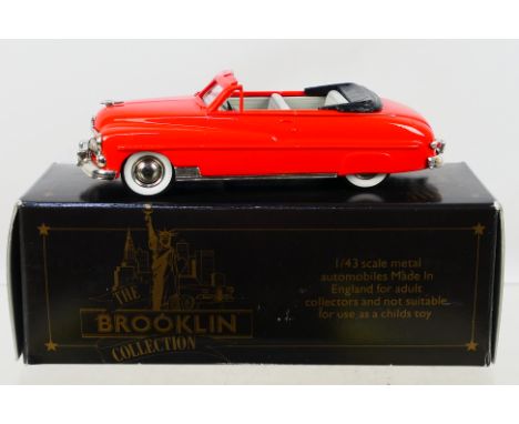 Brooklin - A 1:43 scale 1950 Mercury Convertible # BRK 15a. The model appears Mint in a Good box. (This does not constitute a