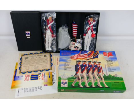Hasbro - A boxed G.I. Joe Men of Action 35th anniversary set The Continental Color Guard 3rd U.S. Infantry 'The Old Guard'. I