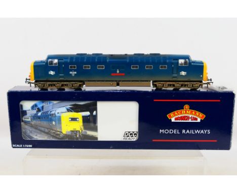 Bachmann - A boxed limited edition OO gauge Class 55 Deltic The Green Howards in weathered finish number 55008 number 053 of 