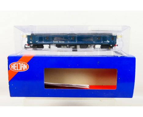 Heljan - boxed 00 gauge Class 128 DPU British Rail Parcel Service in early blue with yellow gangways door covers Item 89021 W