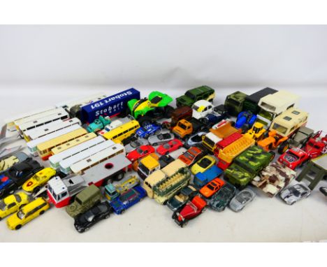 Corgi - Matchbox - Majorette - Others - Over 80 unboxed diecast and plastic vehicles. Includes Viceroy 37 coach, Bedford 1939