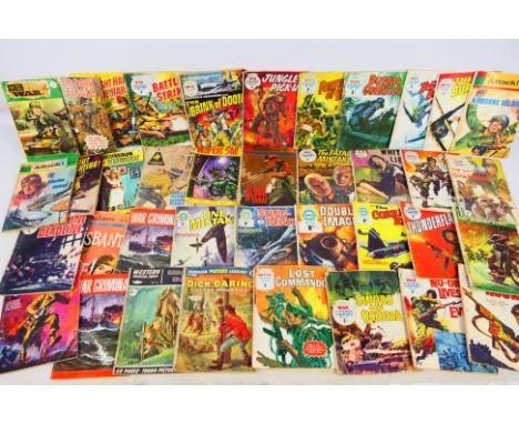 A Fleetway Library - A mixed assistant of over 30 vintage comic books from predominantly Battle Picture Library and War Pictu