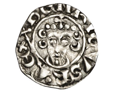 John (1199-1216), penny, short cross, type 5b.2, London, Adam, ADAM.ON.LVNDE; crowned bust facing, holding sceptre, rev. shor