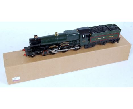 ACE Trains Great Western green 'Llandovery Castle' engine and tender missing loco handrails and some boiler fittings includin