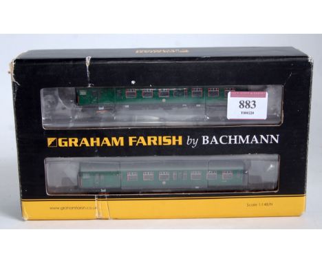a Graham Farish by Bachmann N gauge Ref. 372-675 BR green 4CEP EMU (G-BG)