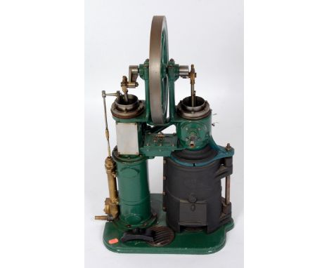 Large scale hot air engine, Riders patent hot air engine with Hayward, Tyler &amp; Cob removable furnace burner, finely built