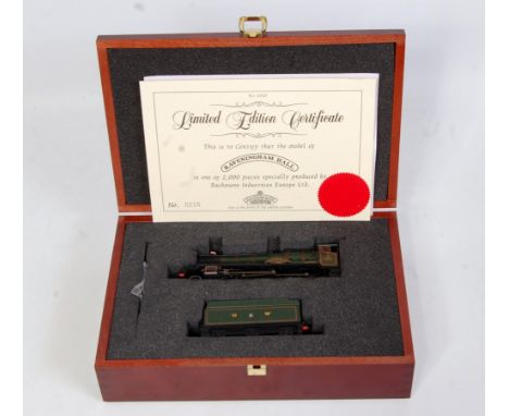 A Bachmann Branchline limited edition model of a Raveningham Hall locomotive and tender, with certificate No. 0216/2000