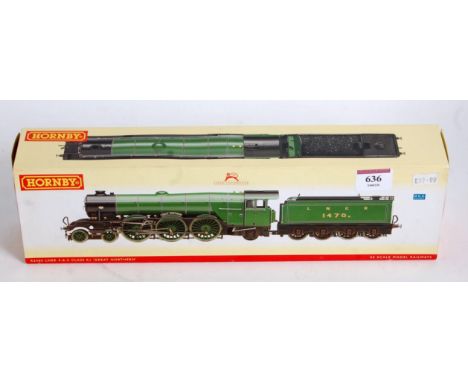 Hornby R2405 LNER lined green, class A1 engine and tender "Great Northern", DCC ready (NM-BG)