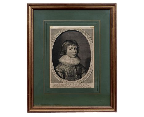 Delff, Willem Jacobsz.Bildnis des Friedrich Heinrich, Prinz von Böhmen(Delft 1580-1638 ebd.) Kupferstich nach einem Gemälde v