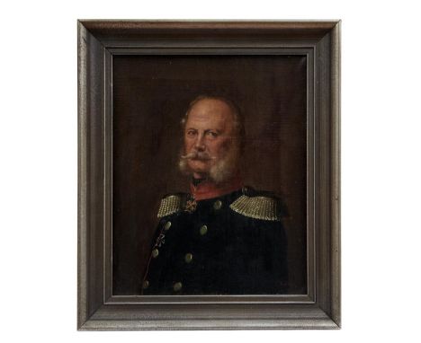 Küpper, FriedrichKaiser Wilhelm I.(Elberfeld 1830-um 1883 Düsseldorf) In Uniform mit Orden Pour le Merite und dem EisernenKre