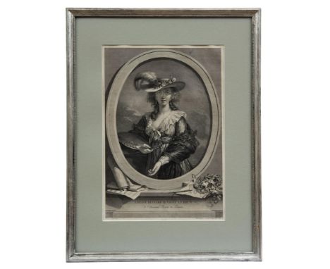 Müller, Johann Gotthard vonLouise Elisabeth Vigée Le Brun(Bernhausen 1747-1830 Stuttgart) Kupferstich nach einem Selbstportra
