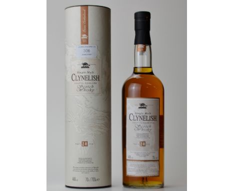 CLYNELISH COASTAL HIGHLAND SCOTCH WHISKY AGED 14 YEARS, 70cl/46%.
With original box. 