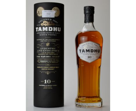 TAMDHU SPEYSIDE SINGLE MALT SCOTCH WHISKY AGED 10 YEARS 70cl/40%.
