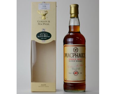 GORDON &amp; MACPHAIL 40 YEARS OLD SINGLE MALT SCOTCH WHISKY.