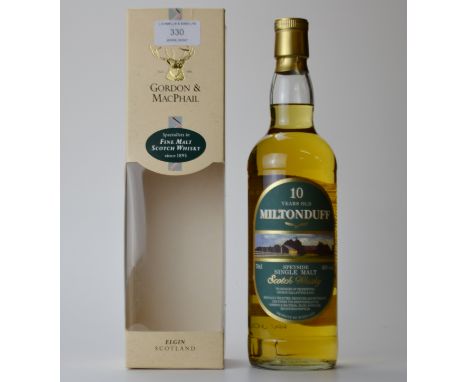 GORDON &amp; MACPHAIL MILTON DUFF 10 YEARS OLD SPEYSIDE SINGLE MALT SCOTCH WHISKY 70CL/40%.