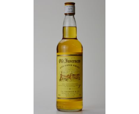 OLD INVERNESS AGED SCOTCH WHISKY , J.G.THOMSON &amp; CO. 70cl/40%.
