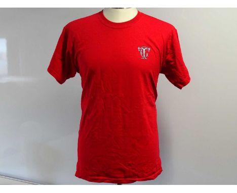 GULLIVERS TRAVELS: (5 in lot)- Production Crew Issued Clothing - A red long sleeved shirt and 'M' short sleeved shirt , toget