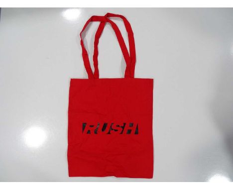 RUSH / SAFE HOUSE - (4 in lot) - Production Crew Issued Clothing comprising RUSH tote bag, baseball cap and sunglasses togeth