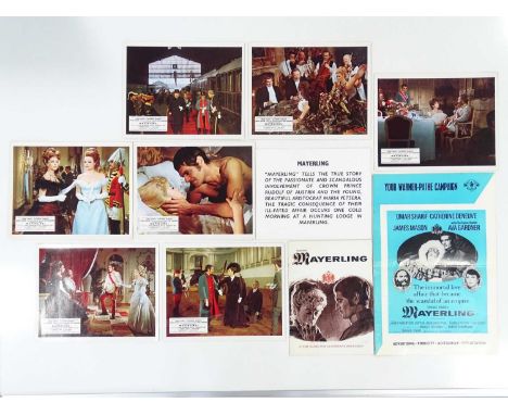 MAYERLING (1968) - 9 front of house lobby cards including 2 duplicates plus a title card together with a campaign book, a stu