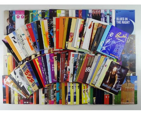 A large group of theatre programmes to include 'Buddy', 'Blues in the Night', and 'The Mikado' (approx. 100+ in lot)