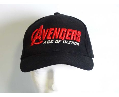 MARVEL: AVENGERS AGE OF ULTRON: (1 in lot) Production Crew Issued Clothing: - A '3D' embroidered baseball cap - PROVENANCE: T