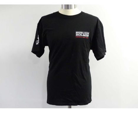 SHERLOCK HOLMES (3 in lot) - Production Crew Issued Clothing: - A group of t-shirts comprising 2 X black stunt crew, ( 1 x L,