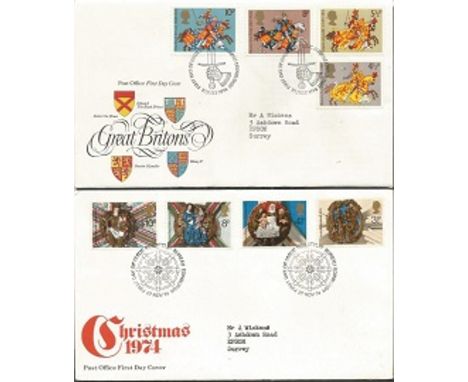First Day Covers TRADE LOT 1. 40 covers in total. Seven different GB first day covers with quantities of each. Perfect for ge