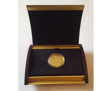 Canadian Dogwood Proof £350 Gold coin 2000. 99.9% purity 38.05 gms, 34 mm. Dogwood design, in original gold coloured presenta