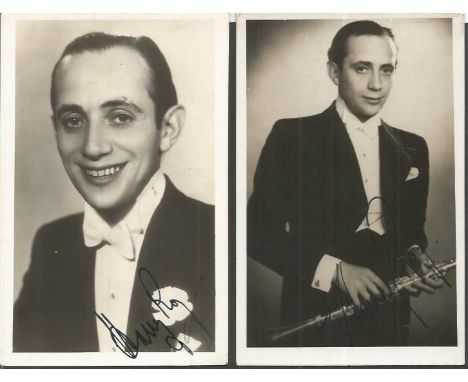 Harry Roy and his band signature pieces, photos and TLS. Nice little collection featuring a number of signatures from Harry R