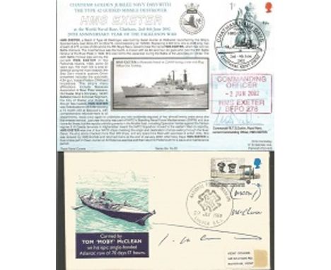 Navy And RAF Cover Collection. Black Thames cover album containing around 27 mainly RAF signed and unsigned covers, but inclu