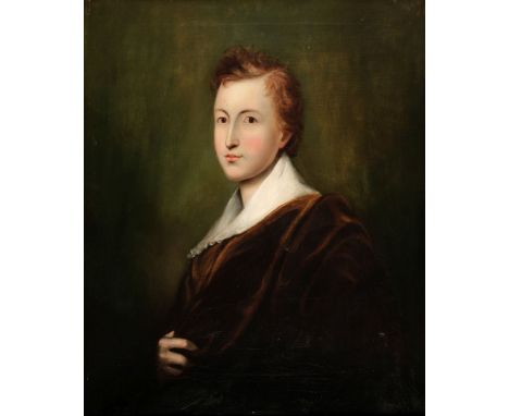 * Continental School. Portrait of a Young Man, thought to be the poet Friederich Schiller (1788-1805), 19th century, oil on c
