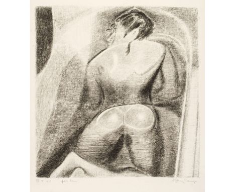 AR  * Camp (Jeffery, 1923-2020). Laetitia in the Bath, lithograph on BFK Rives handmade paper, with watermark, an artist's pr