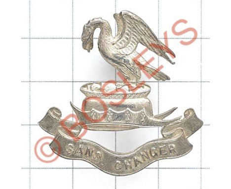 Liverpool Pals 1914 London hallmarked silver cap badge.Fine example comprising the crest of Lord Derby. (KK 1146)  Elkington 