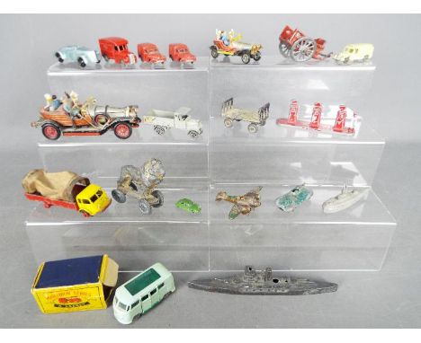 Matchbox, Corgi, Dinky Dublo, Budgie, Others - An interesting collection of mainly unboxed diecast vehicles and early toys. L