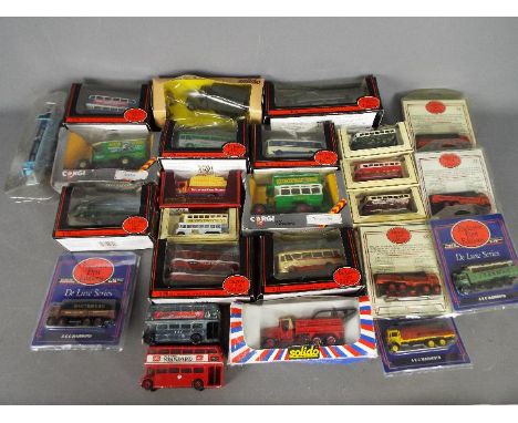 EFE, Solido, Matchbox, Lledo, Corgi - A mainly boxed collection of approximately 25 diecast model vehicles. lot includes Soli