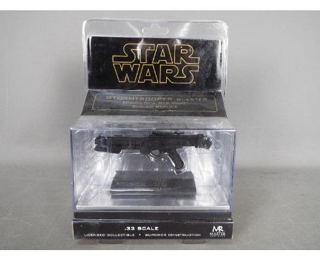 Star Wars, Master Repilcas - A boxed Star Wars SW336  .33 scale 'Stormtrooper Blaster' Episode IV 'A New Hope'  by Master Rep